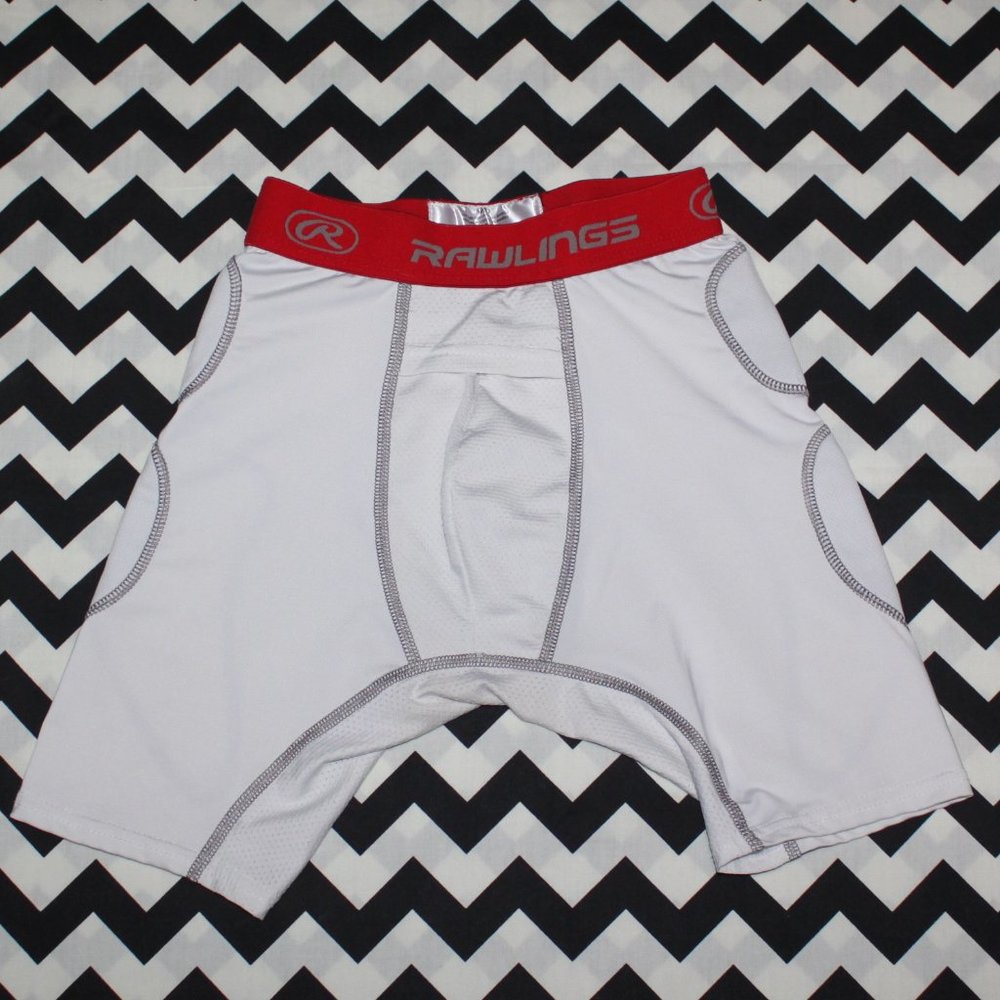 Rawlings Boys Padded Sliding Shorts --- Size Youth Large